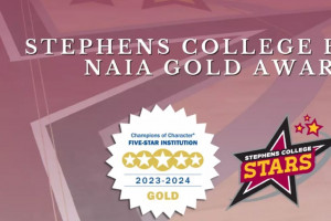 Stephens College Stars Earn NAIA Gold Champions of Character® Five-Star Award