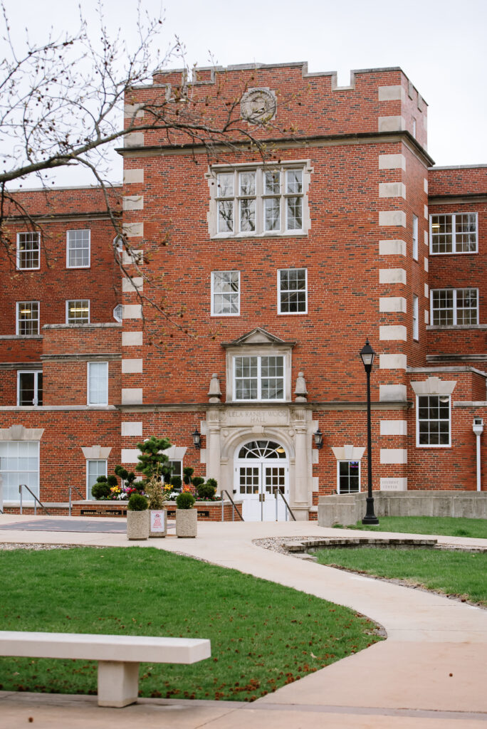Lela Raney Wood Hall in Early Spring (LRW)