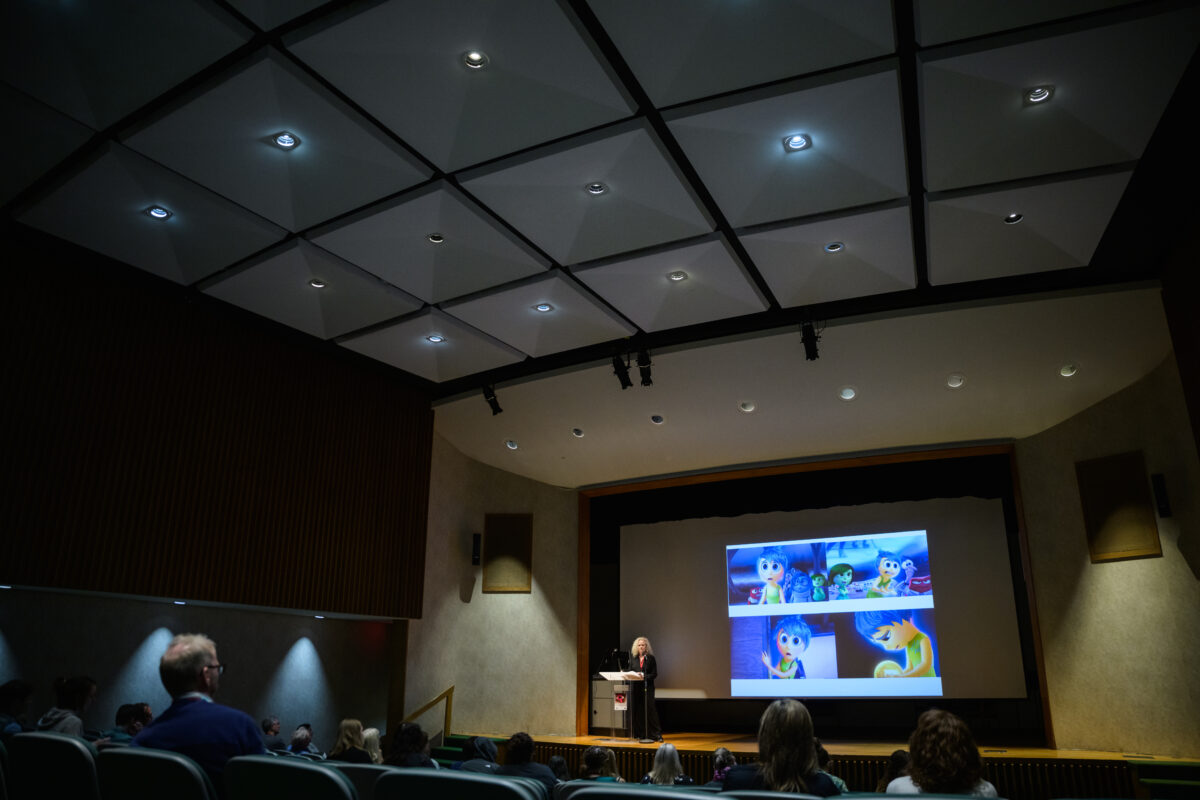 Lower-level seating and accessible seating in Windsor Auditorium