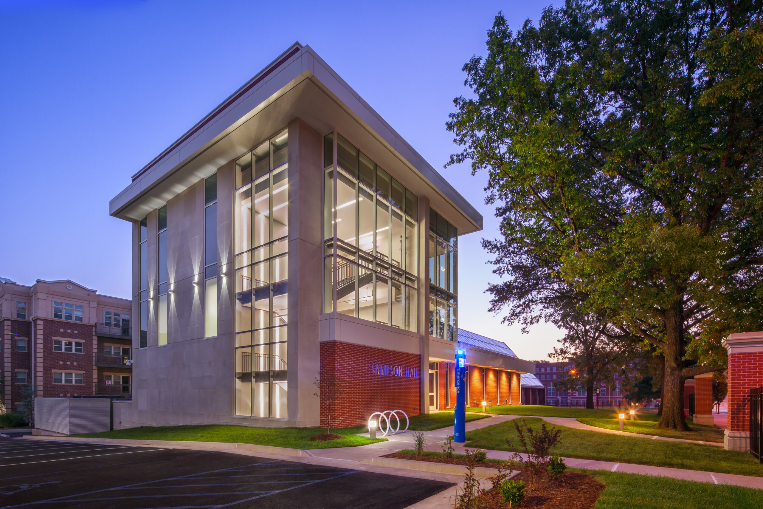 Sampson Hall exterior.