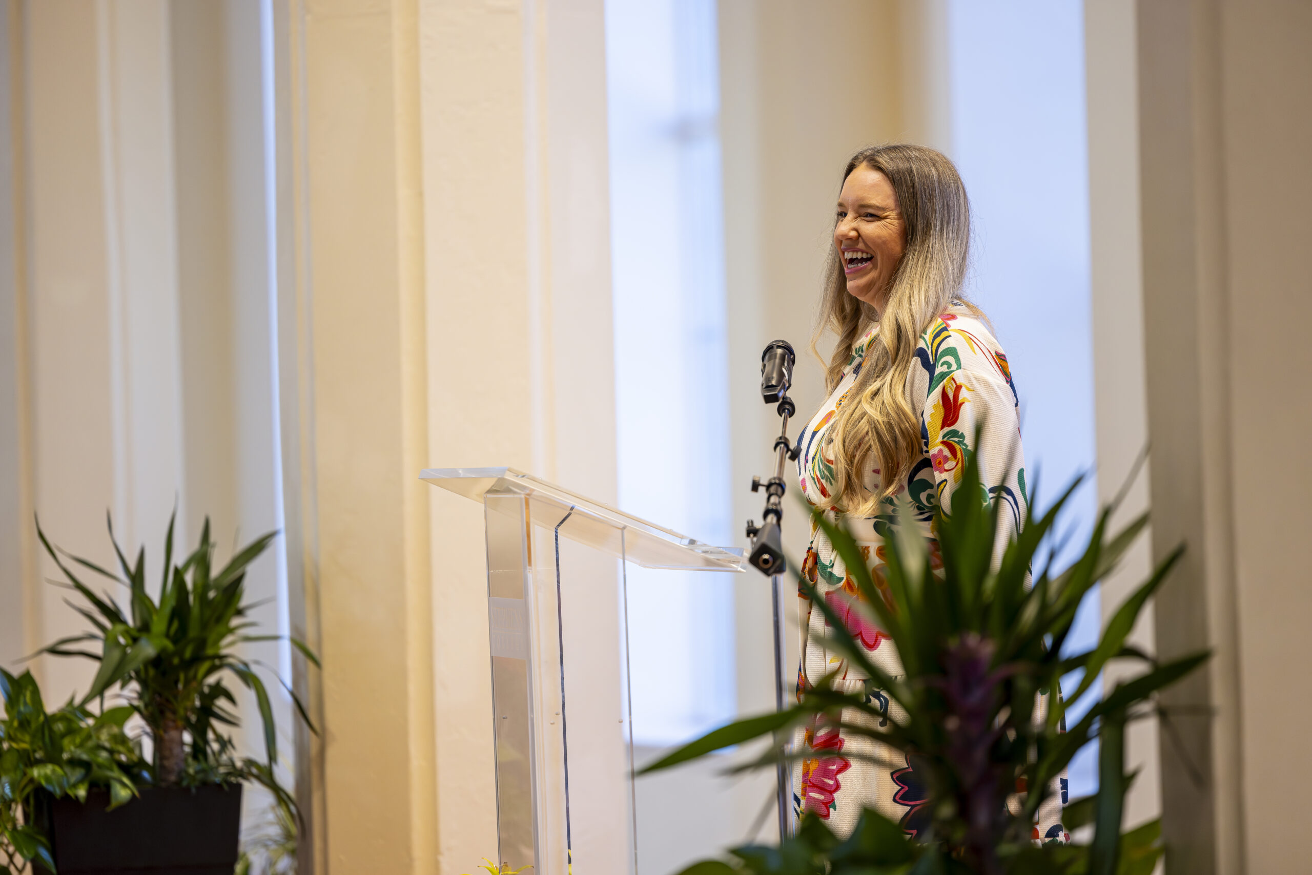 Katie Dillman was the featured speaker at Convocation.