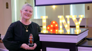 Anna Milan Received the Loud & Clear Staff Award for dedication and professional excellence